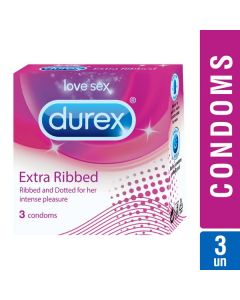 Durex Extra Ribbed Condom