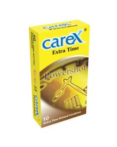 Carex Power Shot Real Delay Condoms - 10's Pack