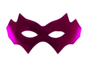 Fanny Bomb - Night Vision - Bat Mask - Genuine Leather - Pink