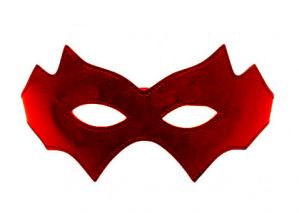 Fanny Bomb - Night Vision - Bat Mask - Genuine Leather - Red