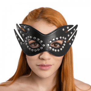 Fanny Bomb - Dark Thoughts - Mask - Genuine Leather - Black
