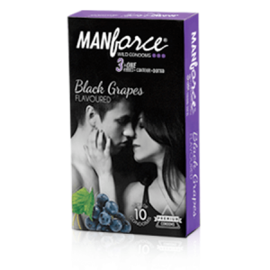 Manforce Black Grapes Flavor condoms - 10's Pack
