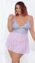 Eat Me with your Eyes - Cotton Candy - Baby Doll - 2XL/3XL - White