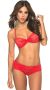 Eat Me with your Eyes - Trollop - Erotic Lingerie Set - Red - Free Size