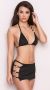 Eat Me with your Eyes - Pythoness - Erotic Lingerie set - Black - Free Size