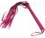 Fanny Bomb: Whip Flogger - Pure Leather Pink