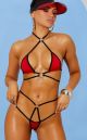 Eat Me with your Eyes - Erotic Red Bikini - Free Size