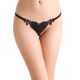 Eat Me with your Eyes - Pearl Butterfly - Erotic Panty - Black - Free Size