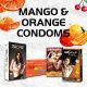 Mango & Orange Flavoured Condoms - Mini Sampler 