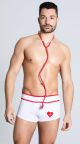 Blow My Whistle: Deep V Diver - Male Nurse Costume - Free Size