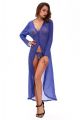 Eat Me with your Eyes - Straight Stunner Robe - Free Size - Royal Blue