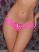 Eat Me with your Eyes : Crotchless Sexy Pink Window Thong - Medium