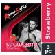 Kamasutra Strawberry Flavored condoms - 3's Pack