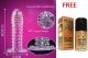 Deluxe Ultra Fine Climax Delay Crystal Condom - SNUG FIT &  Delay Spray
