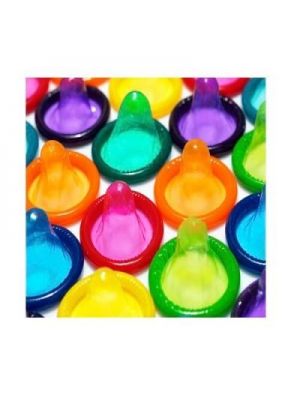 Screw in Colours - Coloured Condoms Sampler - 30 Pcs