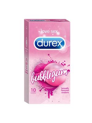 Durex Bubblegum Sensually Flavored Condoms