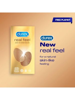Durex Real Feel - Latex Free Next Generation Condom - 10's Pack