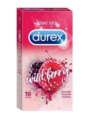 Durex Wildberry Sensually Flavored Condoms