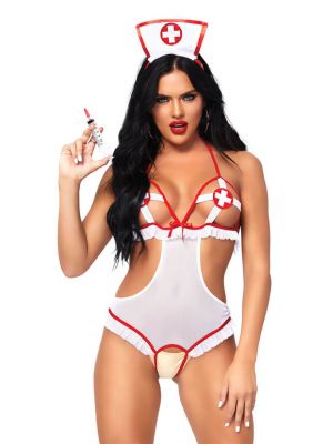 Eat Me with your Eyes - Touch and Tease - Sexy Nurse Costume - Free Size