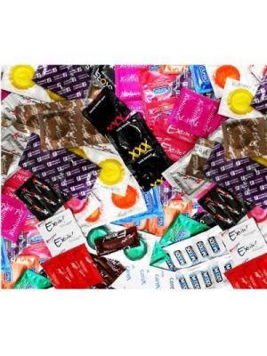 Flavored Condom Sampler - 100's Pack