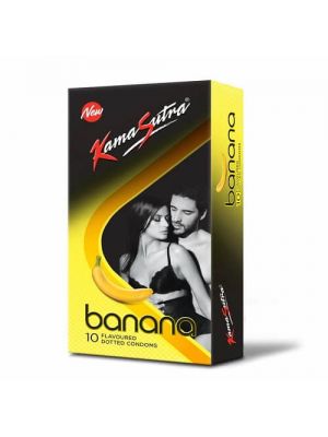 Kamasutra Banana Flavoured Condoms - 10's Pack