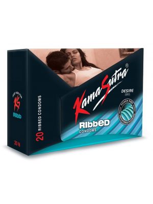 Kamasutra Ribbed condoms - 20's Pack