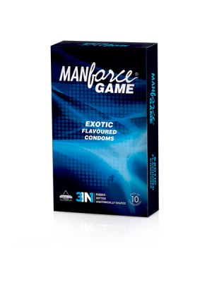 Manforce Game - 3 in 1 Condoms - 10's Pack