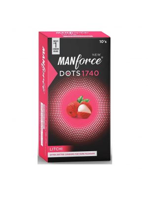 Manforce Litchi Flavoured Condom - 10's Pack