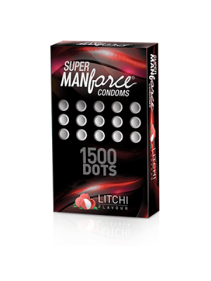 Manforce Litchi Flavoured Condom - 10's Pack