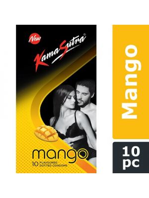 KamaSutra Mango Flavored Condoms - 10's Pack