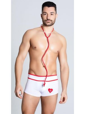Blow My Whistle: Deep V Diver - Male Nurse Costume - Free Size
