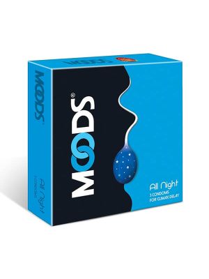 Moods AllNight Condoms -  3's Pack