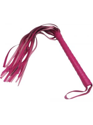 Fanny Bomb: Whip Flogger - Pure Leather Pink