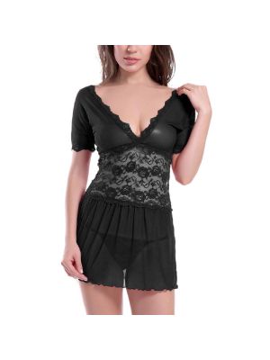 Eat Me with your Eyes - Lolita Baby Doll - Black - Free Size