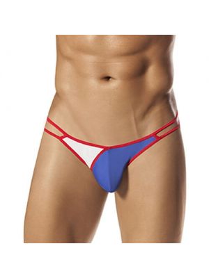 Blow my Whistle - Quiver Bone Thong - Blue&White - Free Size