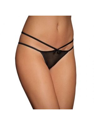 Eat Me with your Eyes: Love Cross Sexy Panty - Black - Small/Medium