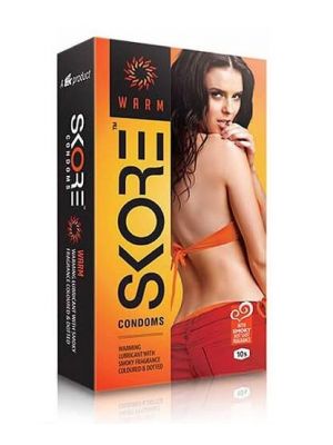 Skore Warm Condoms - 10's Pack