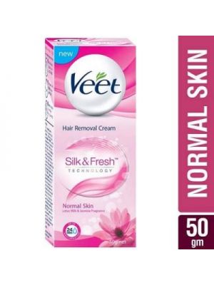 Veet Silk & Fresh Hair Removal Cream, Normal Skin - 50 g