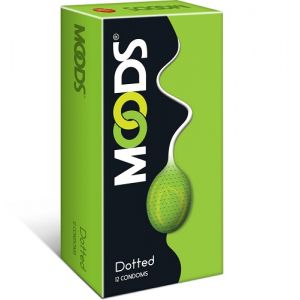 Moods Premium Dotted condoms - 12's Pack