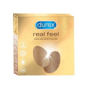 Durex Real Feel - Latex Free Next Generation Condom - 3's Pack