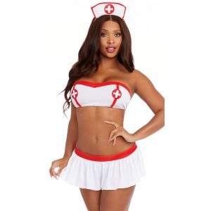 Eat Me with your Eyes - Cotton Candy- Erotic Nurse Costume- Free Size