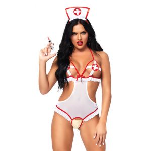 Eat Me with your Eyes - Touch and Tease - Sexy Nurse Costume - Free Size