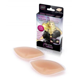 Hollywood Curves Women's Perky Push-Ups Silicone Enhancers, One Size, Clear