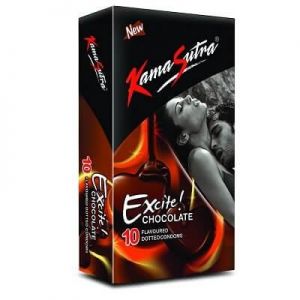 Kamasutra Chocolate Flavored condoms - 10's Pack