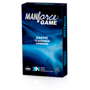 Manforce Game - 3 in 1 Condoms - 10's Pack