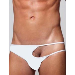 Blow my Whistle: Tempting Male Panty - White - One Size