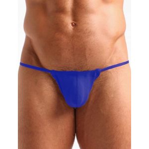 Blow my Whistle: Hunky Thong - Blue - Free Size