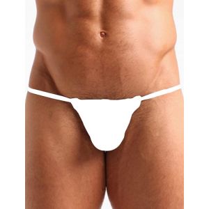Blow my Whistle: Hunky Thong - White - Free Size