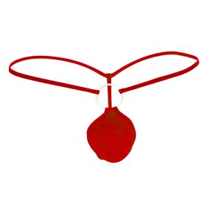 Blow My Whistle: Dude Piston Thong - Red - Free Size