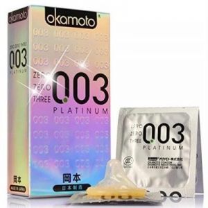 Okamoto 0.03 Platinum Condoms - 10's Pack